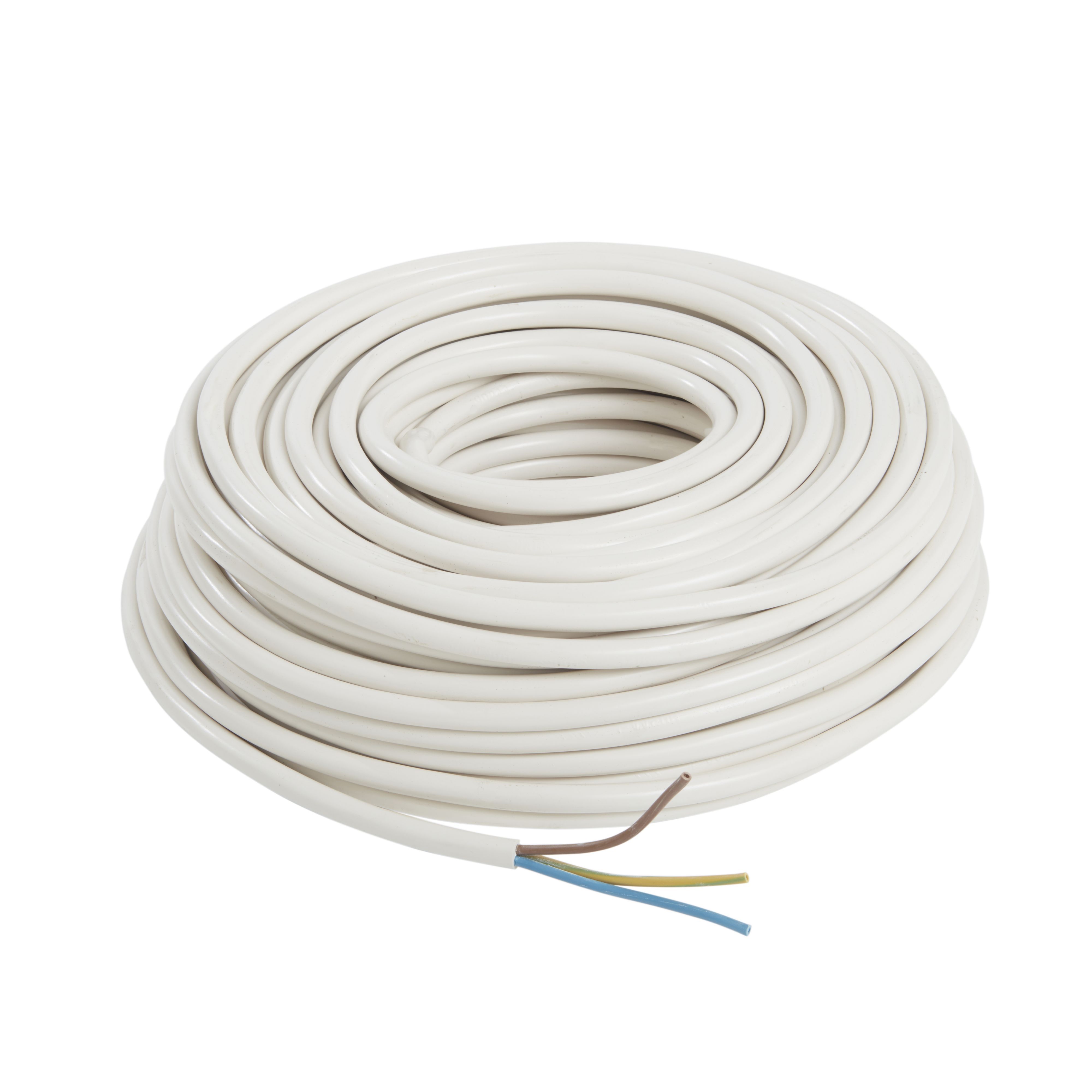 Nexans Nx100 White 3 Core Multi-Core Cable 2.5mm² X 50M Price Comparisons | Compare The Build