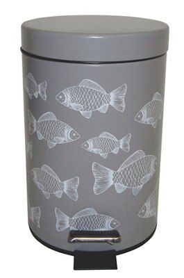 Cooke & Lewis Touch Top Grey Steel Kitchen Bin, 3L Price Comparisons | Compare The Build