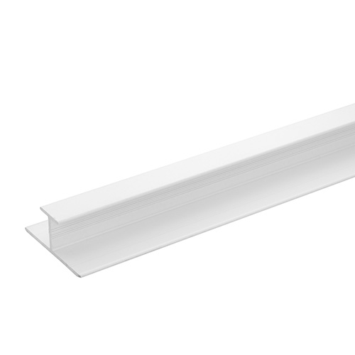 Compact Shower Wall H Trim - 2450mm White Price Comparisons | Compare The Build