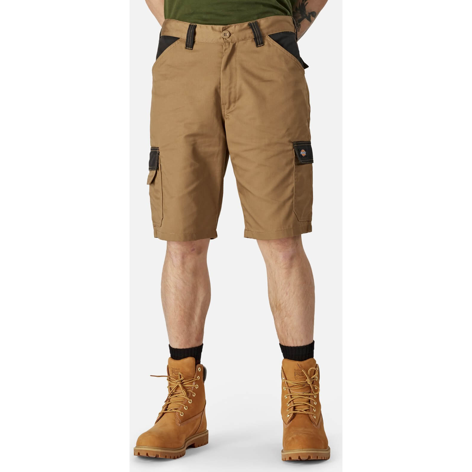 Dickies Everyday Shorts Khaki / Black 32" Price Comparisons | Compare The Build