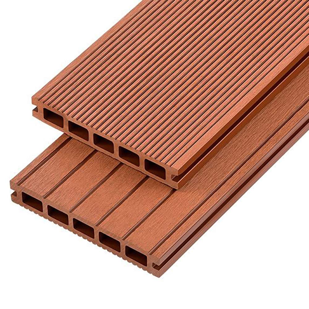 Cladco Hollow Composite Decking Board 2.4m - Redwood WPCHR22 | Compare The Build