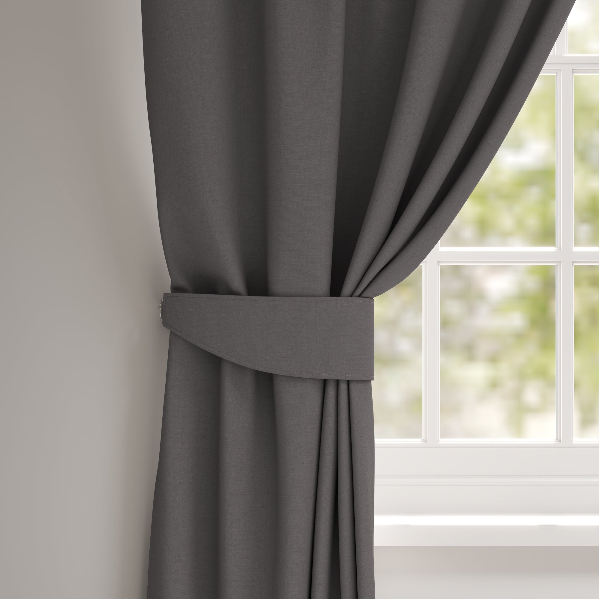Panama Cotton Made to Measure Tieback Panama Pewter Price Comparisons | Compare The Build