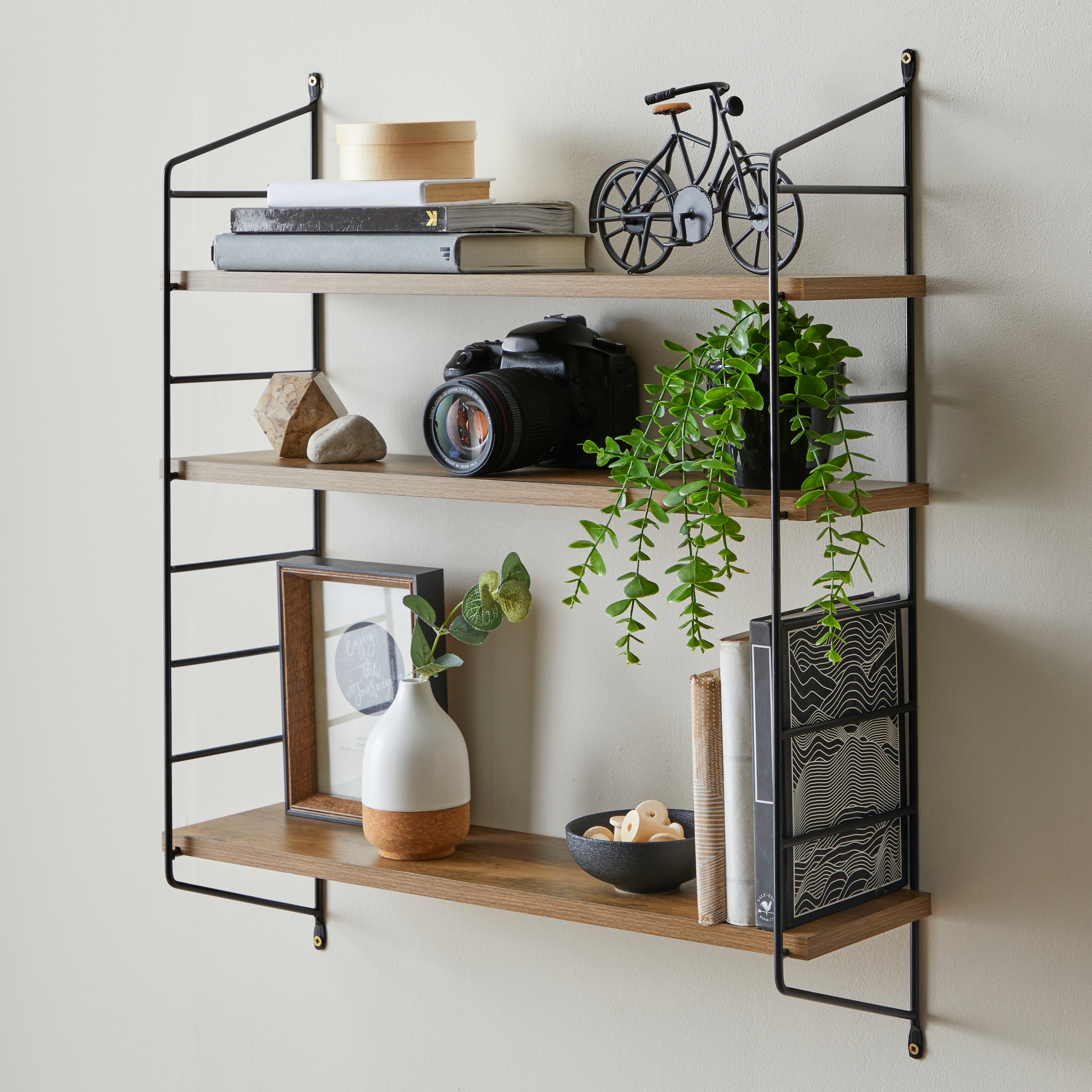 Fulton 3 Tier Shelf Brown Price Comparisons | Compare The Build