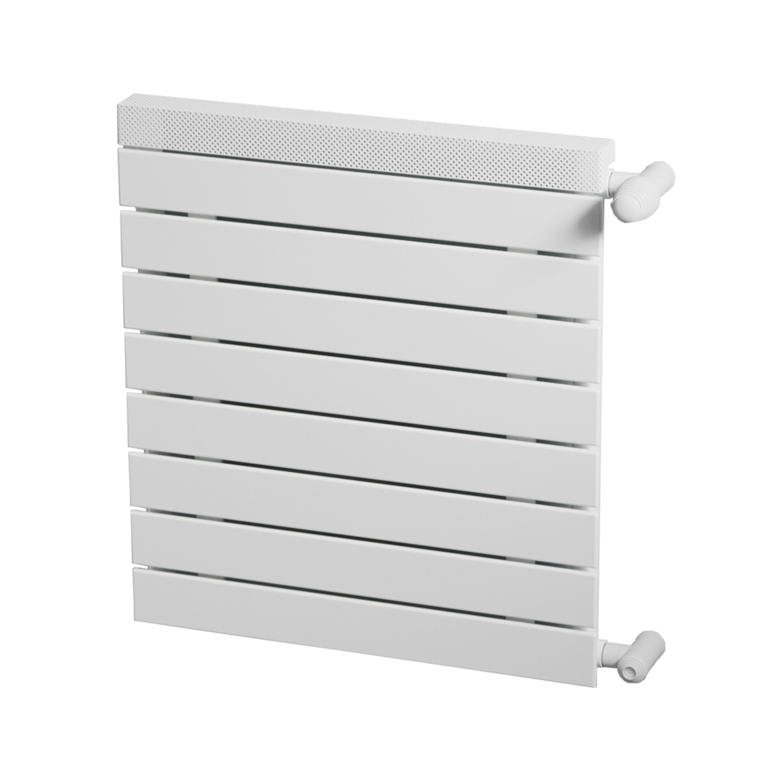 Ximax Viola Satin White Horizontal Designer Panel Radiator, (W)600mm X (H)500mm Price Comparisons | Compare The Build