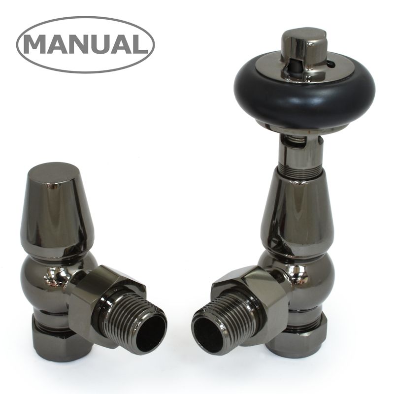 West Manual Valves, Eton, Black Nickel Angled - 8mm Price Comparisons | Compare The Build