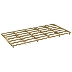 Power Sheds 20 x 10ft Pressure Treated Garden Building Base Kit Price Comparisons | Compare The Build