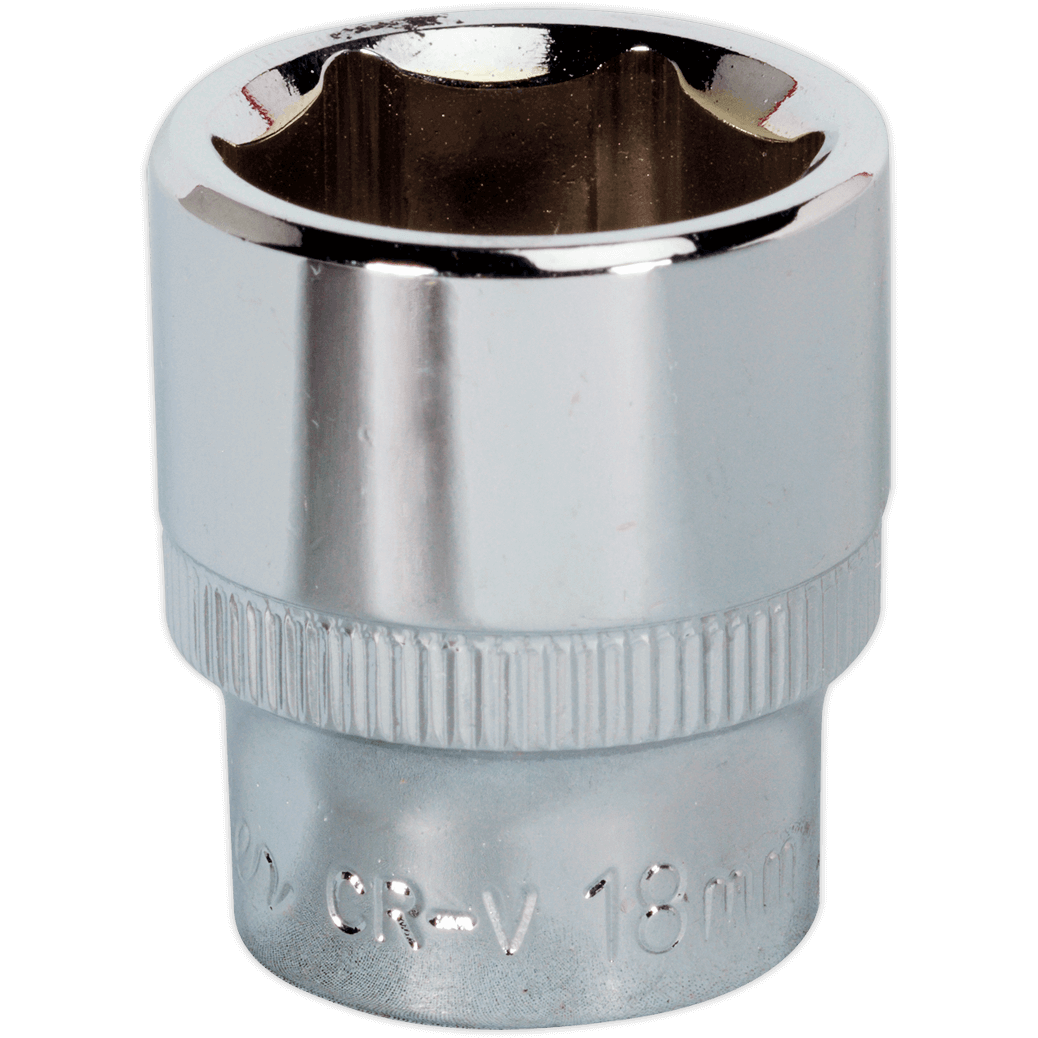 Sealey 3/8" Drive Hexagon WallDrive Socket Metric 3/8" 18mm Price Comparisons | Compare The Build