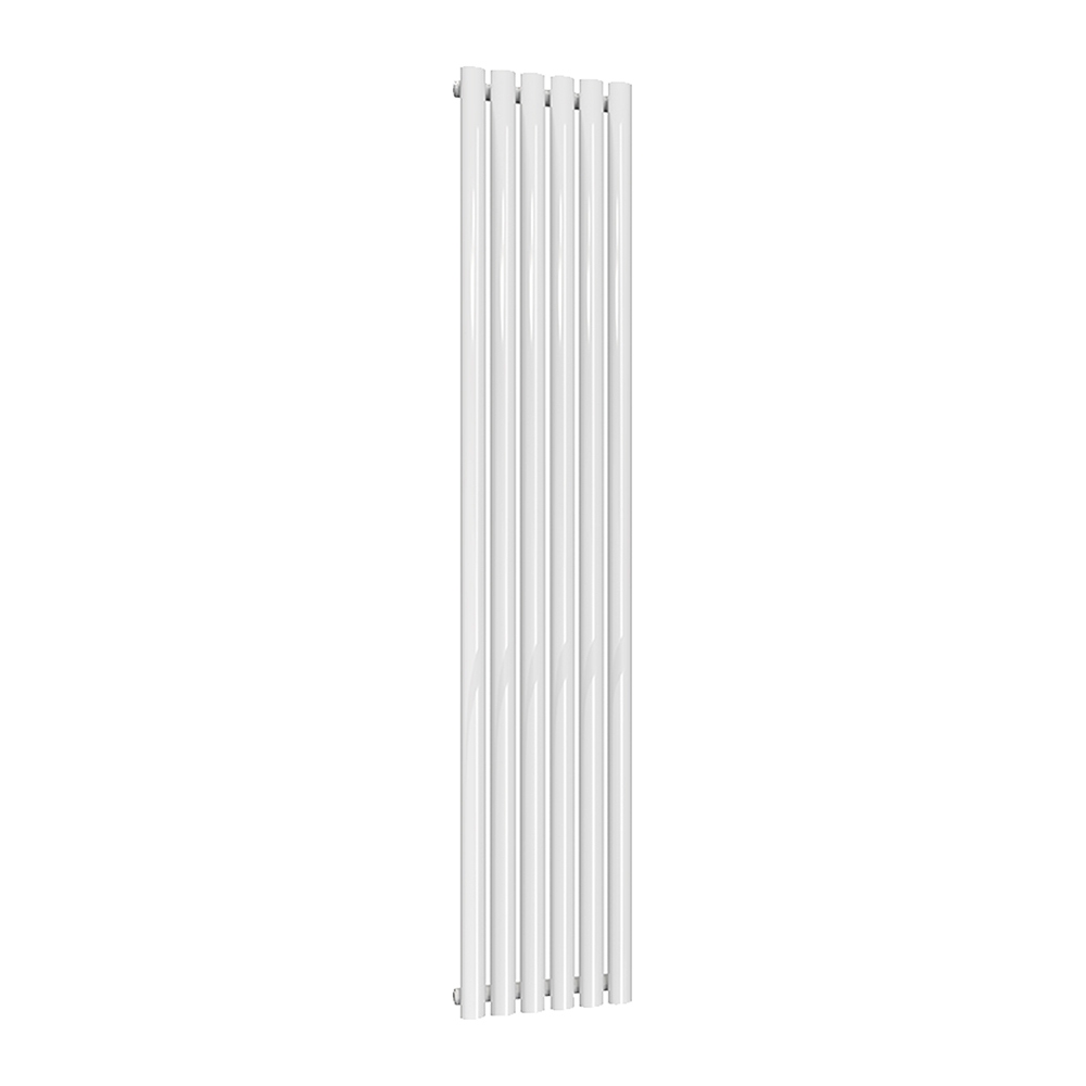 Reina Neval Vertical Aluminium Designer Radiator, White, 1800mm x 345mm | Compare The Build