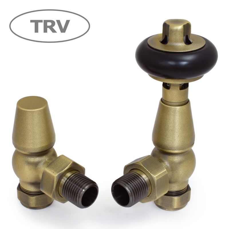 West Thermostatic Valves, Faringdon, Old English Brass Angled  - 8mm Price Comparisons | Compare The Build