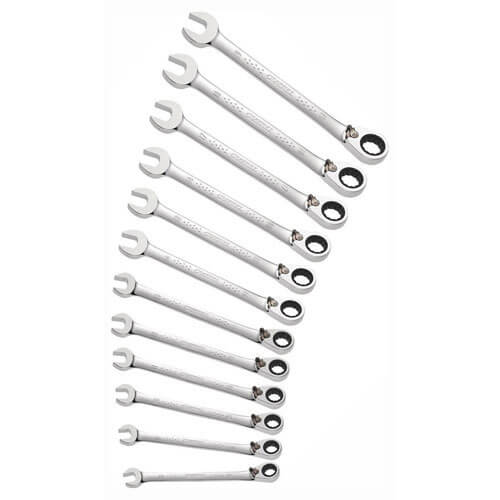 Expert by Facom 12 Piece Ratchet Combination Spanner Set Price Comparisons | Compare The Build