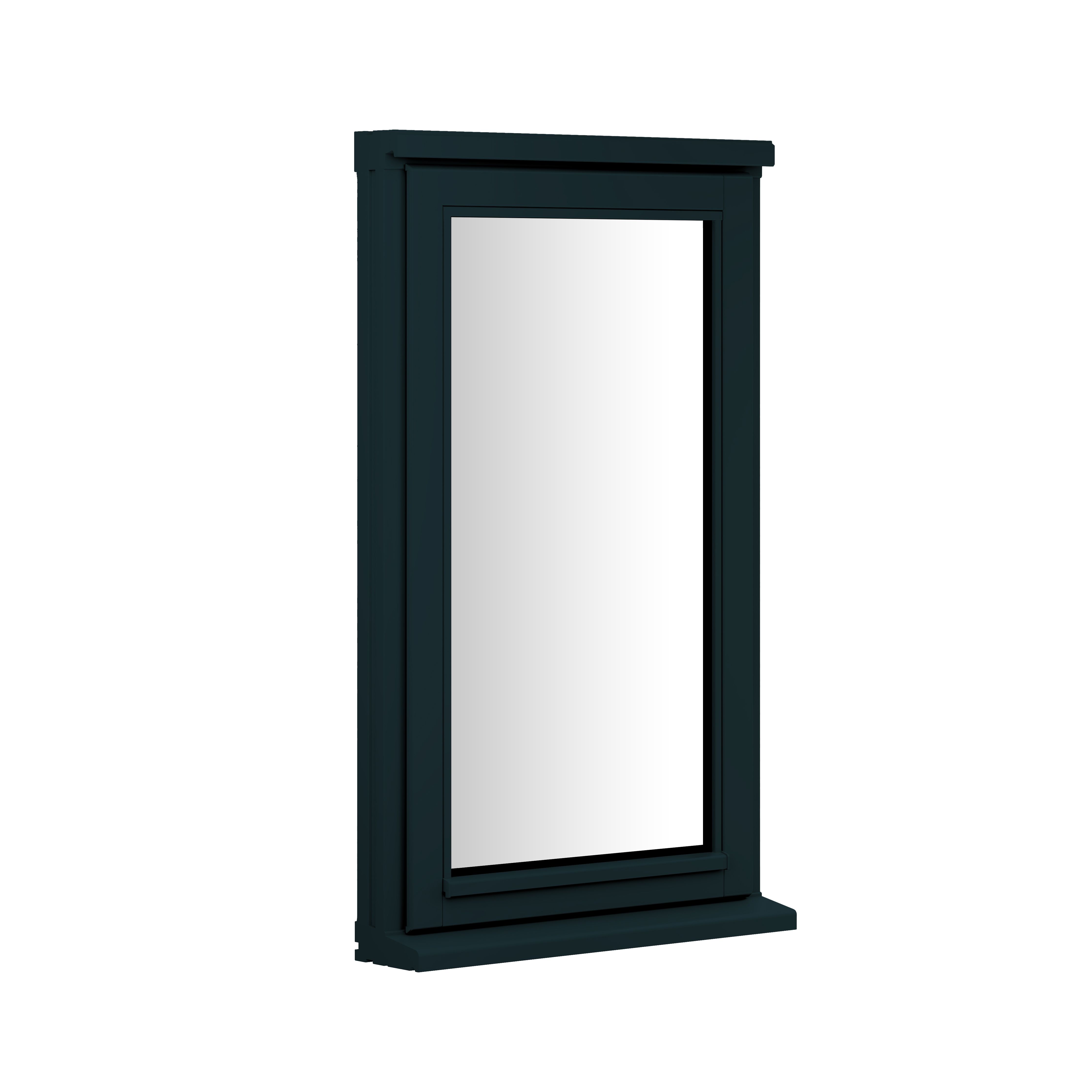 Clear Double Glazed Anthracite Grey Timber Top Hung Window, (H)1045mm (W)910mm Price Comparisons | Compare The Build