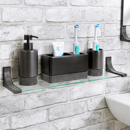 Vale Designs Sparkle Shelf - Black Price Comparisons | Compare The Build