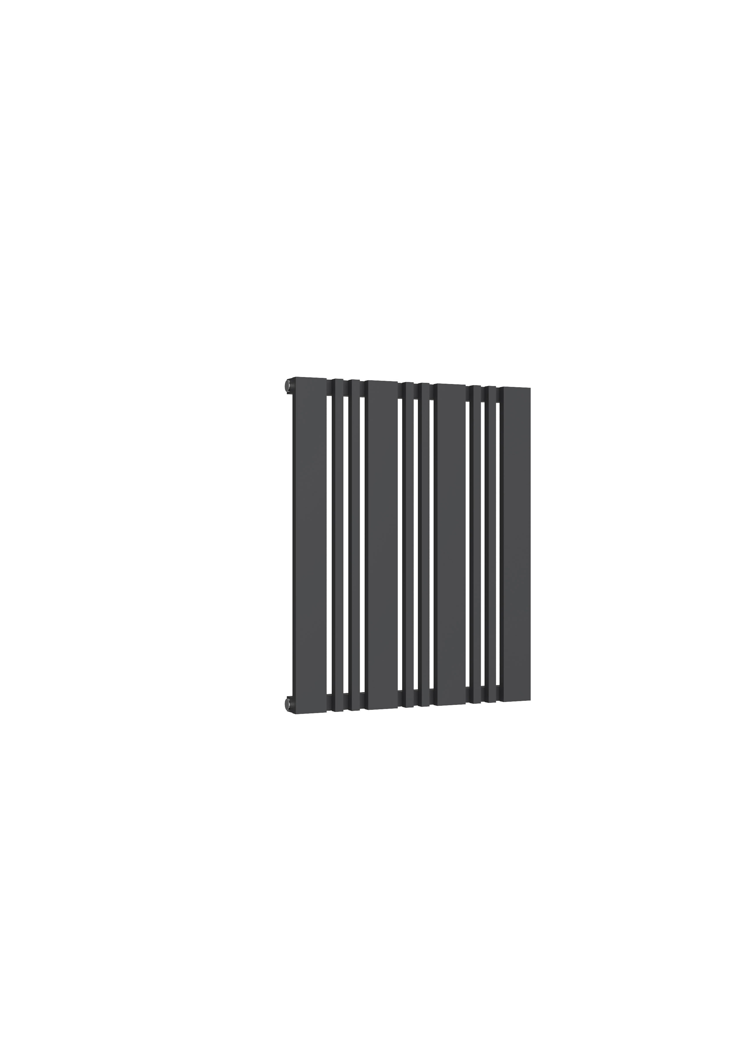 Reina Bonera Horizontal Designer Radiator, Anthracite, 550mm x 456mm Price Comparisons | Compare The Build