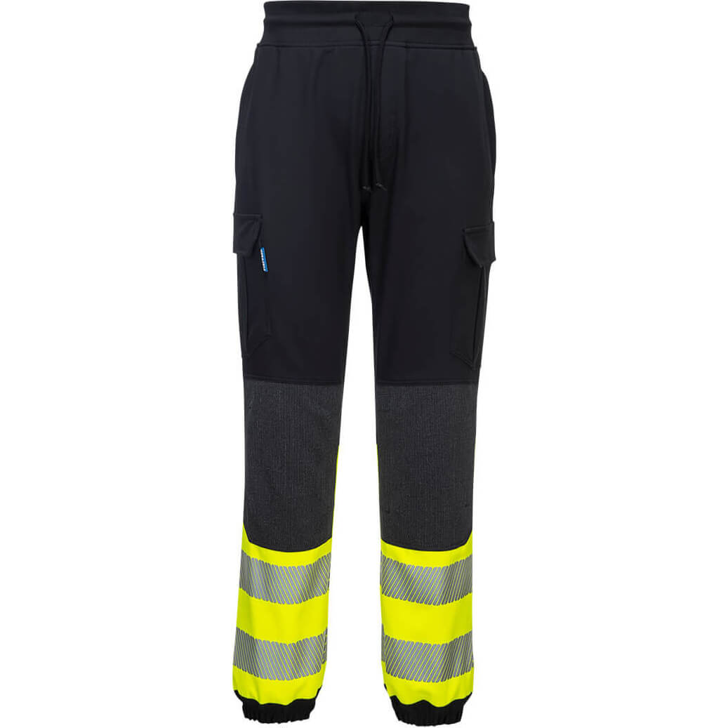 Portwest KX3 Hi Vis Flexi Trousers Black / Yellow 2XL 31" Price Comparisons | Compare The Build