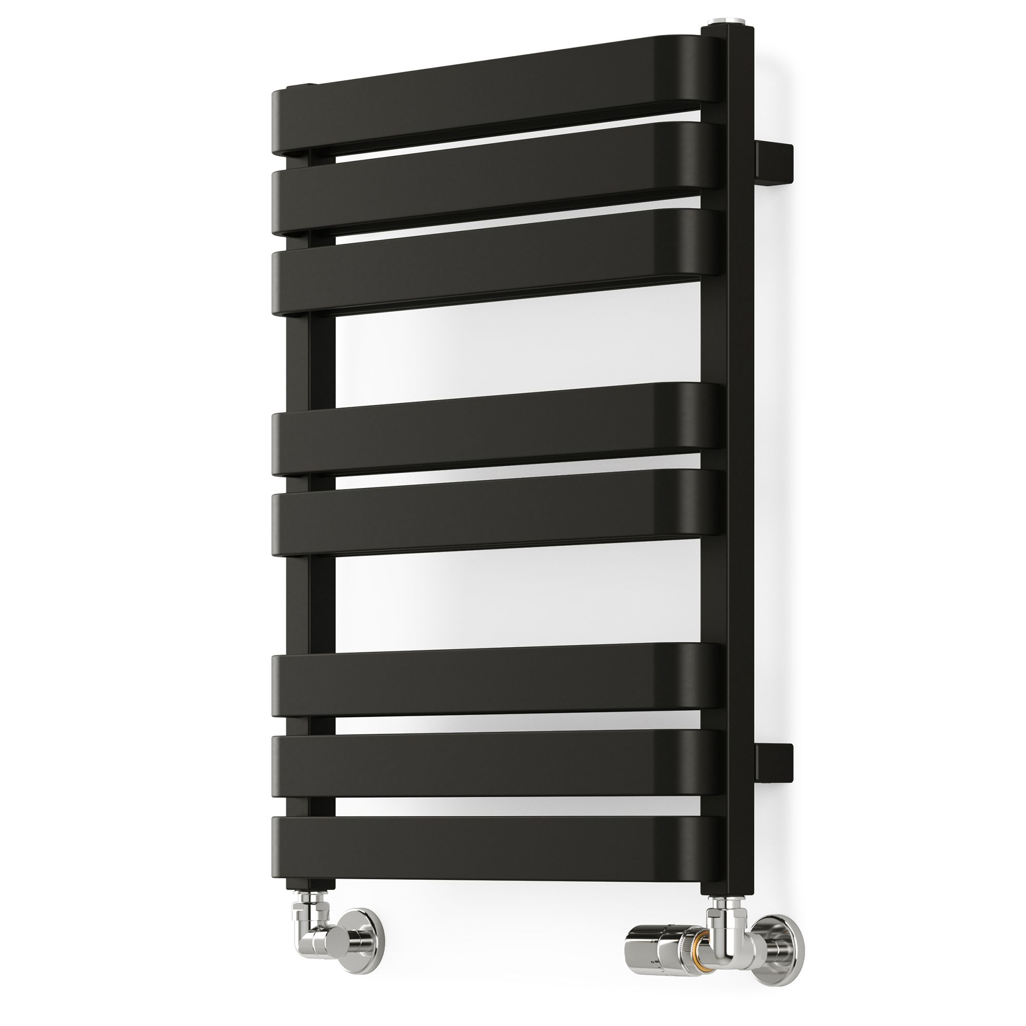 Terma Warp T Bold Black Flat Towel Warmer (W)500mm X (H)655mm Price Comparisons | Compare The Build