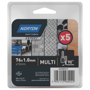 Norton Expert Mini Grinder 76mm Multi Purpose Cutting Disc - 76 x 1 x 10mm Price Comparisons | Compare The Build