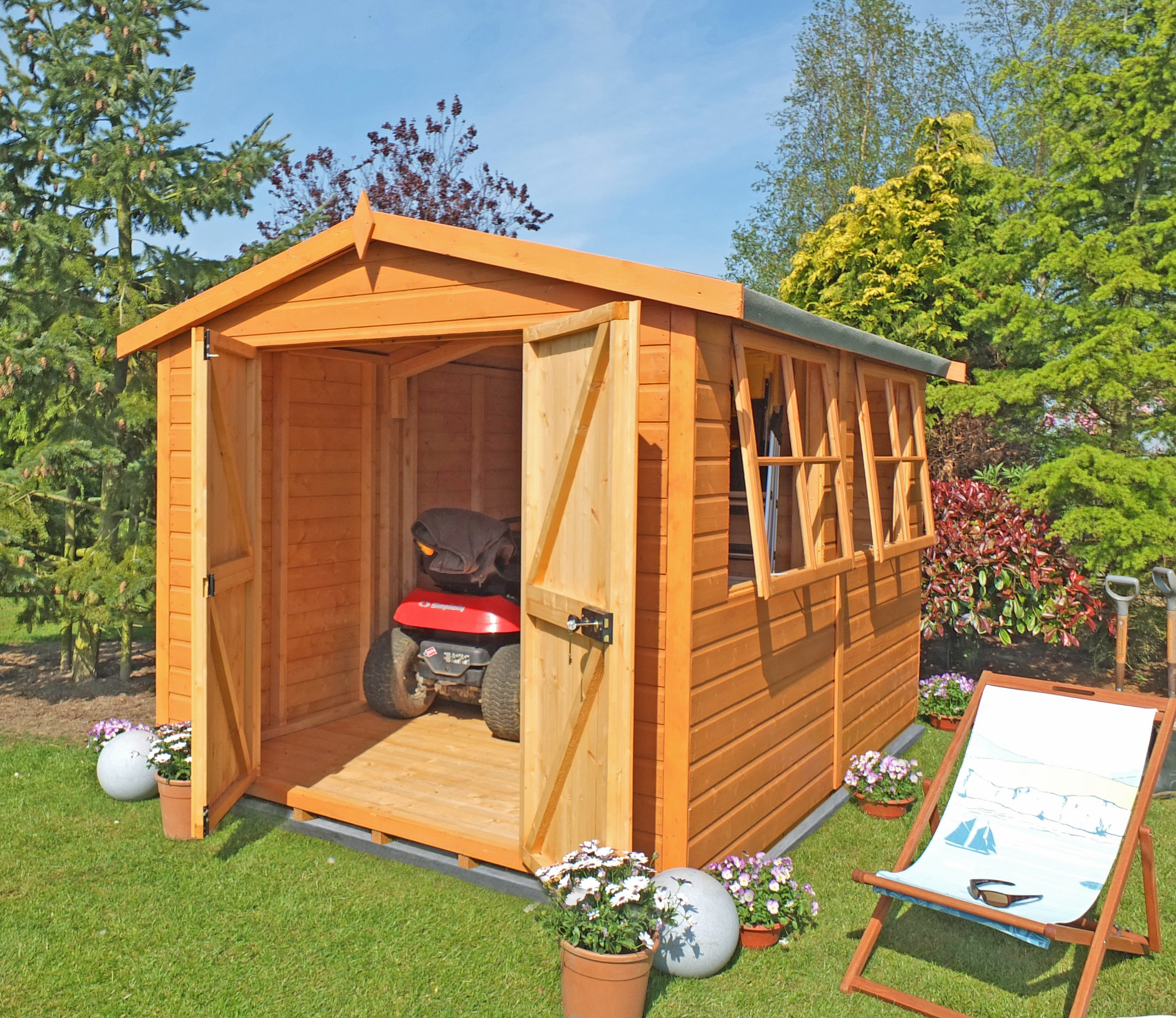 Shire Bison Shed 16ft x 10ft (4.87m x 3.00m) Price Comparisons | Compare The Build