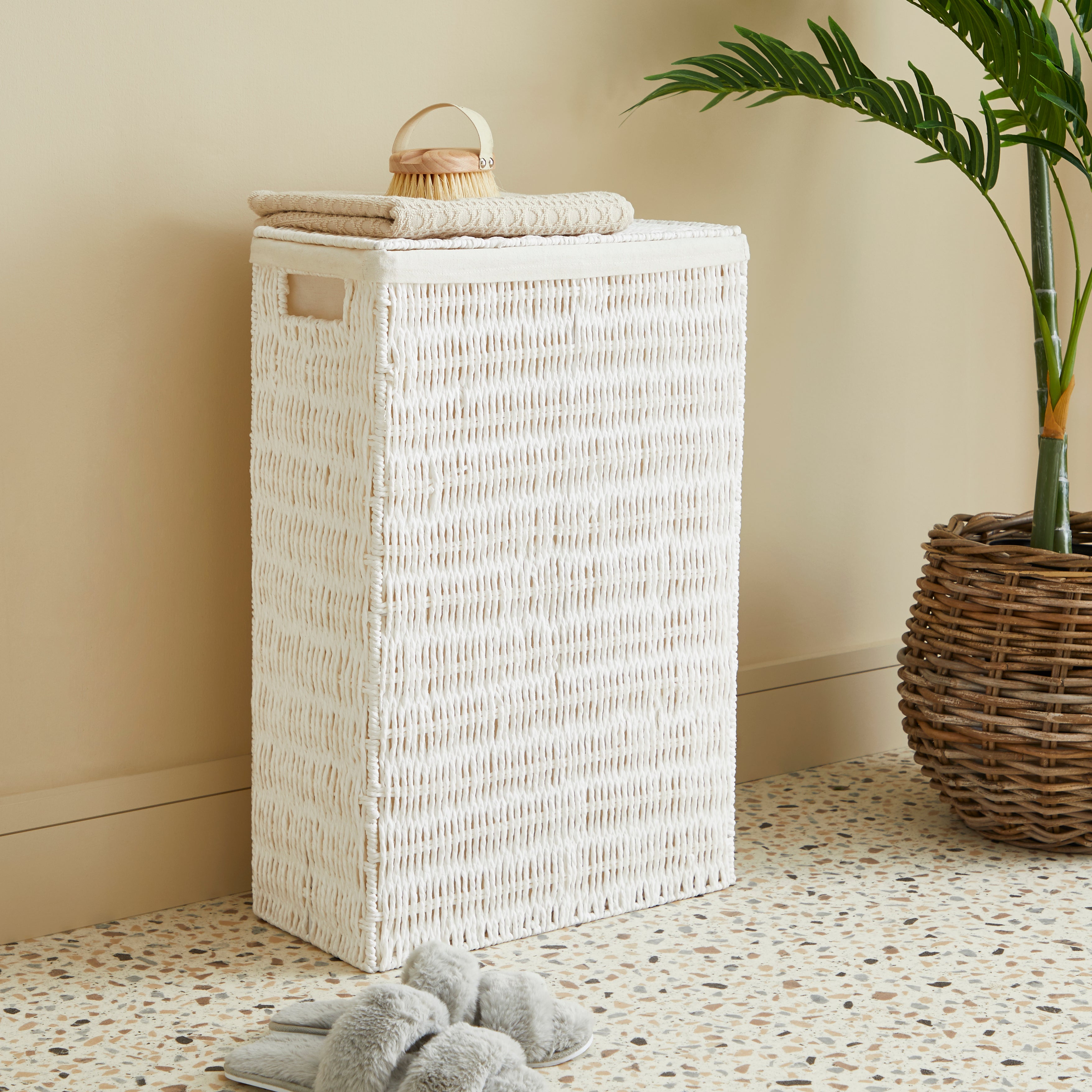 White Rope Laundry Basket White Price Comparisons | Compare The Build