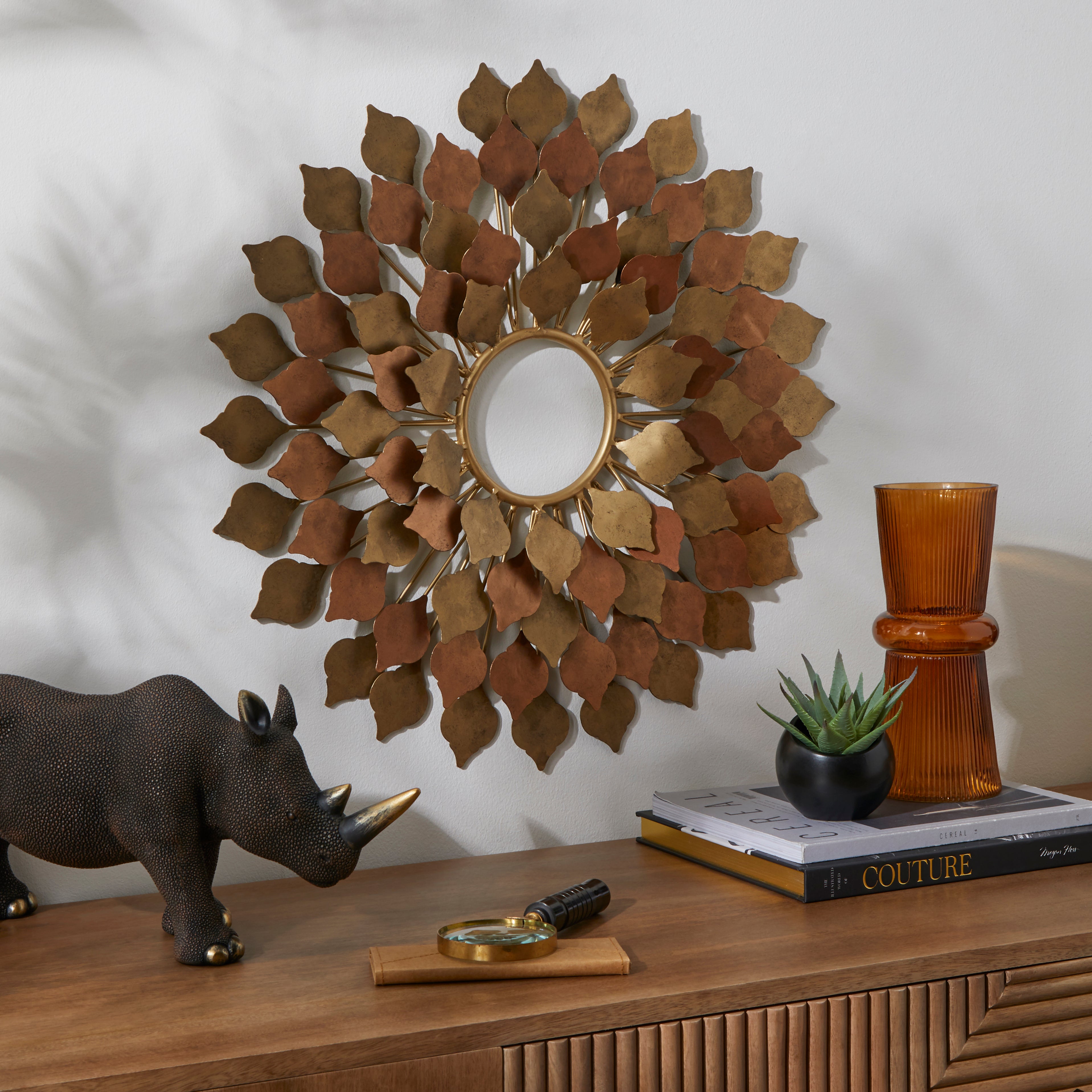 Luxe Traveller Sputnik Wall Art Brown Price Comparisons | Compare The Build