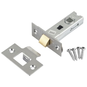 ERA CE Bolt Through Tubular Door Latch - Satin Nickel 64mm Price Comparisons | Compare The Build