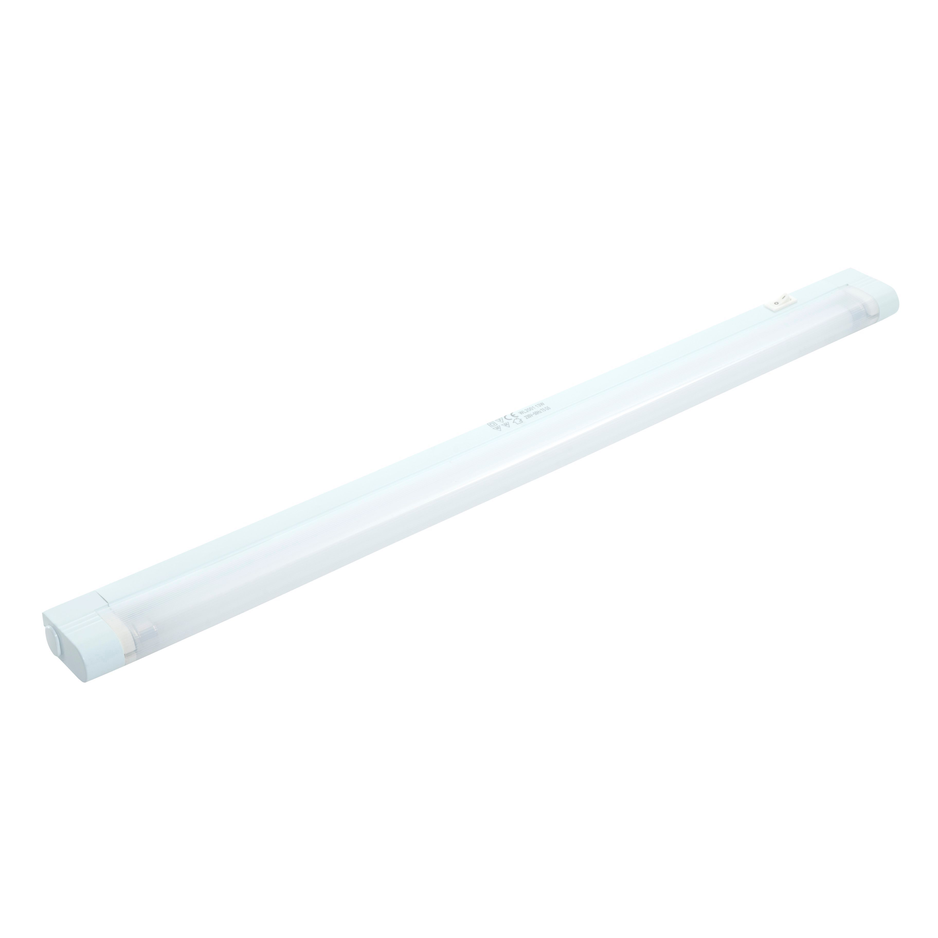 Masterlite White Mains-Powered Fluorescent Cabinet Light Ip20 | Compare The Build