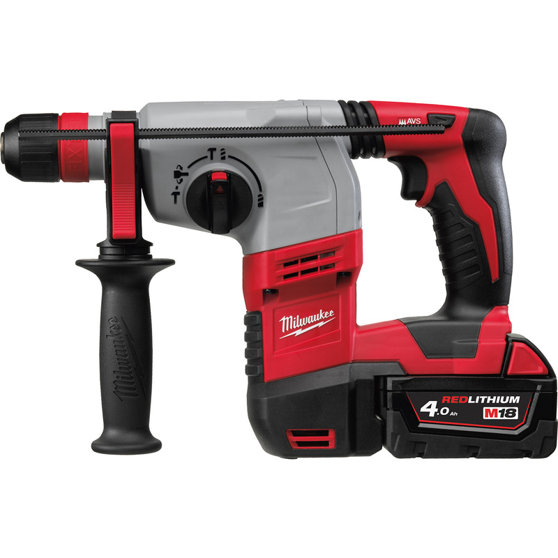 Milwaukee HD18HX Heavy Duty SDS+ 4 mode Rotary Hammer 2 x 4.0Ah Steel Price Comparisons | Compare The Build