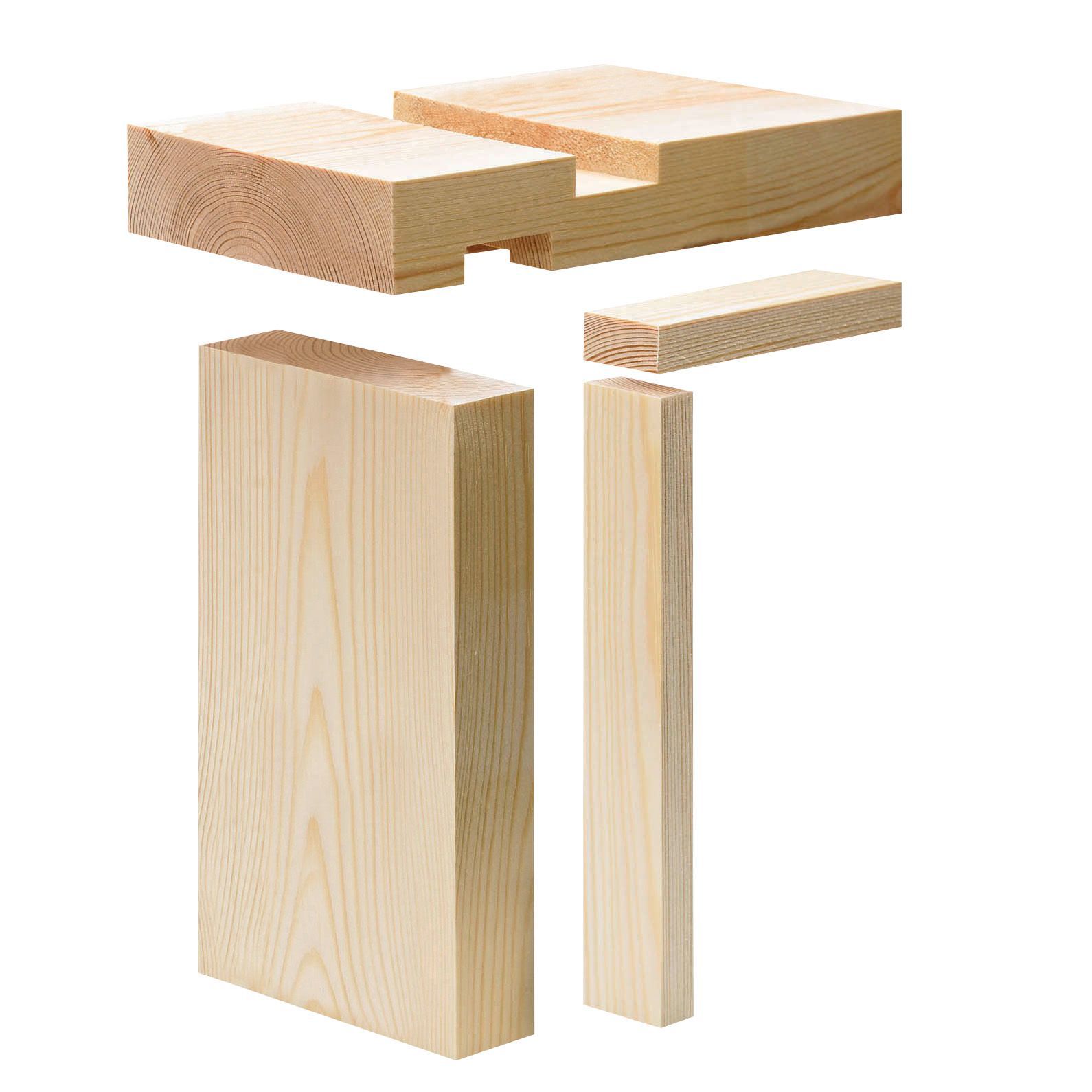 Metsä Wood Whitewood Spruce Internal Door Lining Set 2100mm 131mm Price Comparisons | Compare The Build