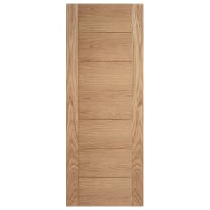 LPD Internal Carini 7 Panel Unfinished Oak Solid Core Door - 610 x 1981mm Price Comparisons | Compare The Build