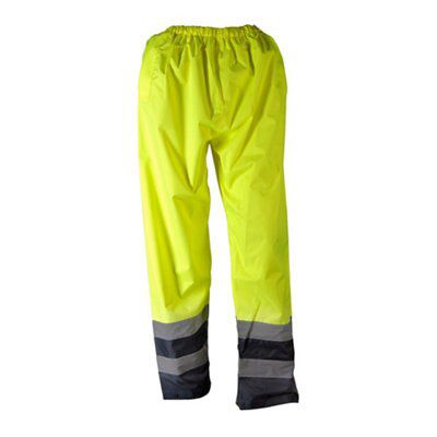 Blue & Hi-Vis Yellow Waterproof Trousers W26.8" L30" Price Comparisons | Compare The Build