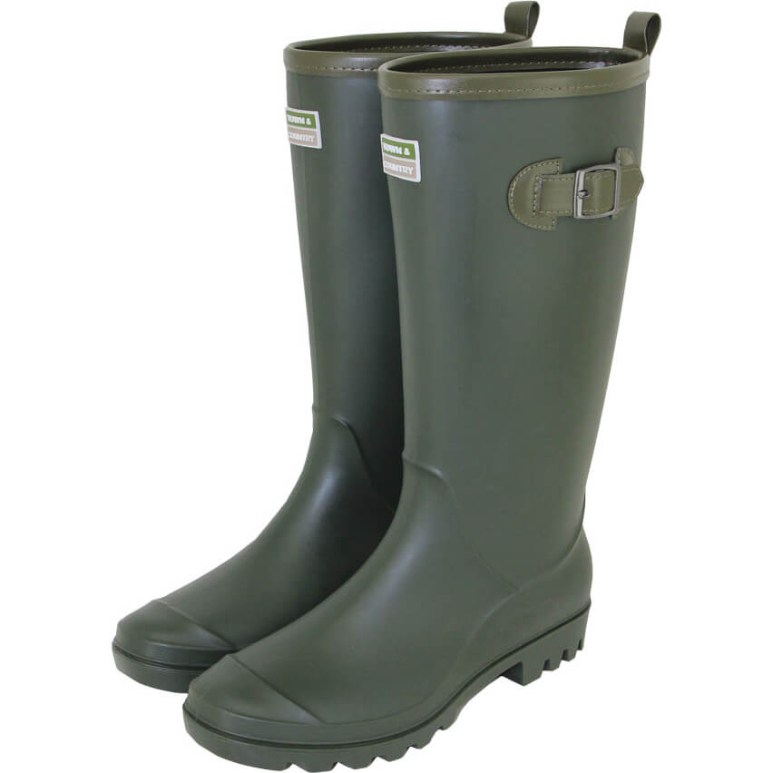 Town and Country Burford PVC Wellington Boots Green Size 8 Price Comparisons | Compare The Build