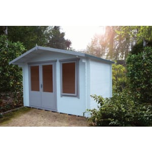 Shire Berryfield 11 x 10ft Double Door Garden Log Cabin Price Comparisons | Compare The Build