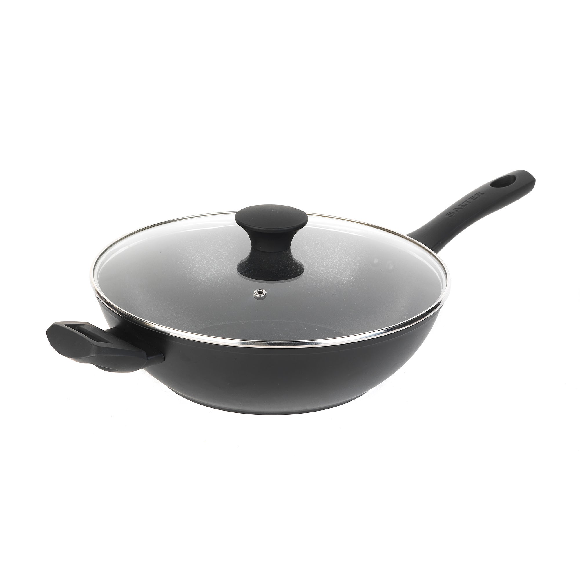 Salter Geo Hex Wok 28cm Black Price Comparisons | Compare The Build