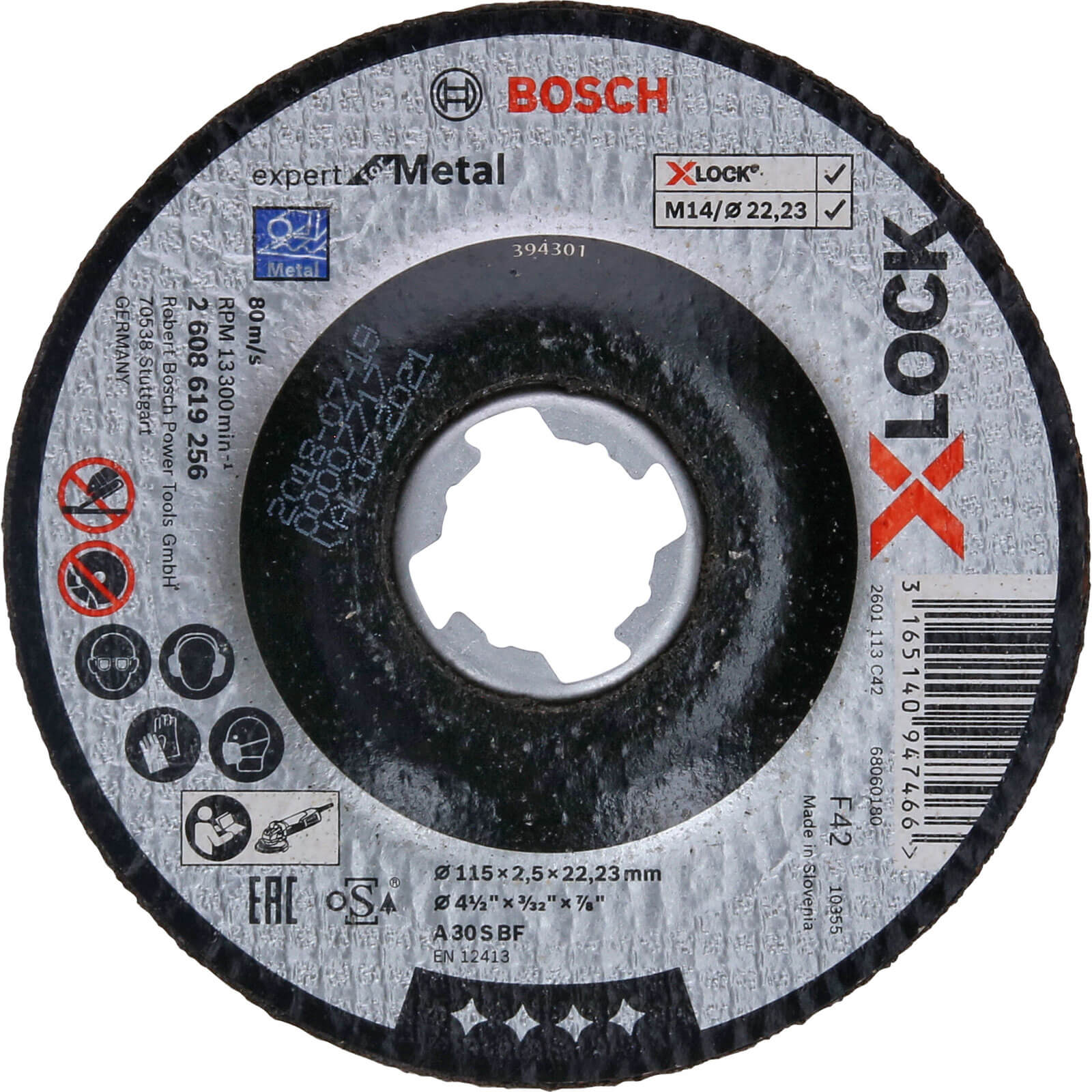 Bosch Expert X Lock Depressed Centre Cutting Disc for Metal 115mm 2.5mm 22mm | Compare The Build