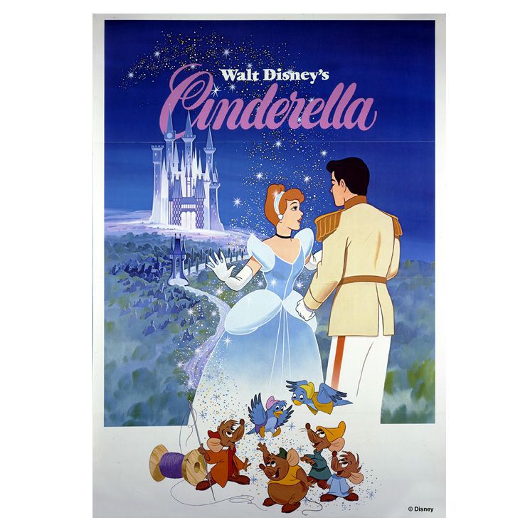 Disney Cinderella Multicolour Canvas Art (W)350mm (H)500mm Price Comparisons | Compare The Build