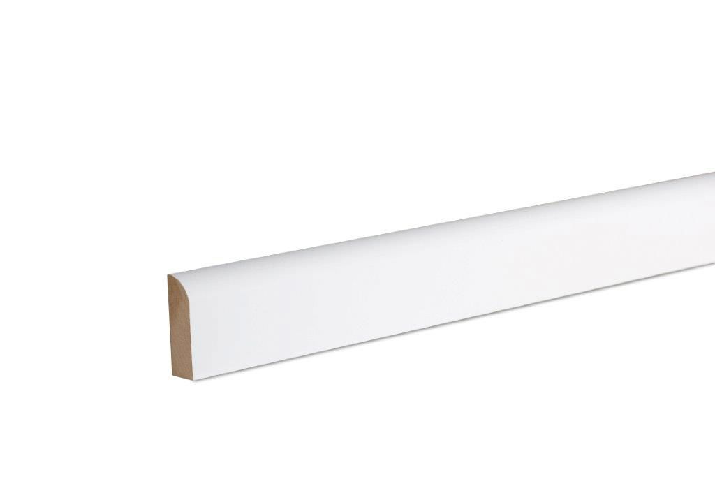 GoodHome Primed White MDF Rounded Architrave (L)2.1m (W)44mm (T)14.5mm Price Comparisons | Compare The Build