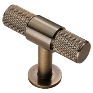 Carlisle Brass FTD701AB Knurled Cabinet T-Bar Knob - Antique Brass Price Comparisons | Compare The Build