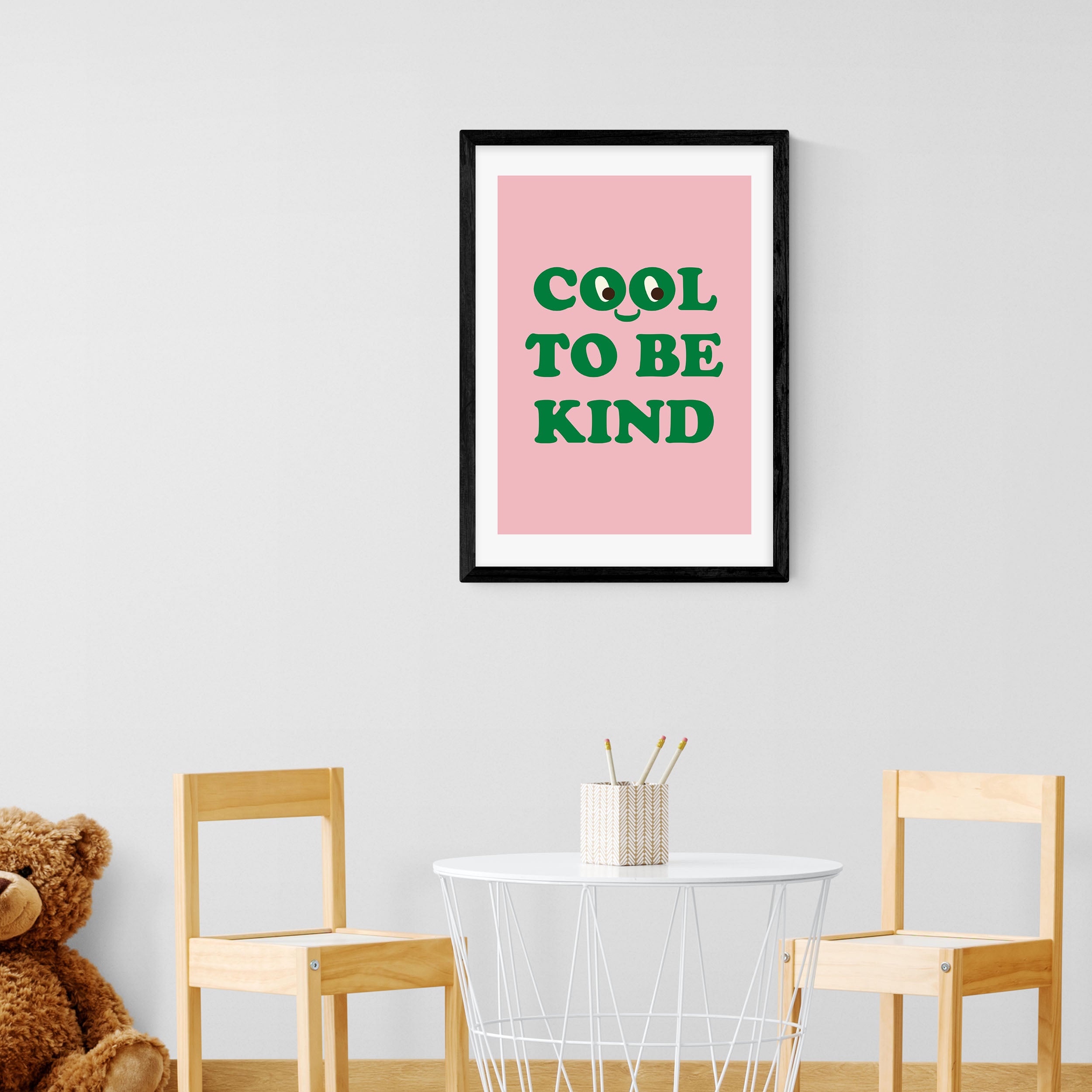 East End Prints Cool To Be Kind Print Pink Price Comparisons | Compare The Build