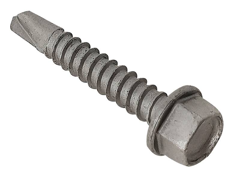 ForgeFix FORTFH5538L TechFast Roofing Sheet to Steel Hex Screw No.3 Tip 5.5 x 38mm Box 100 Price Comparisons | Compare The Build