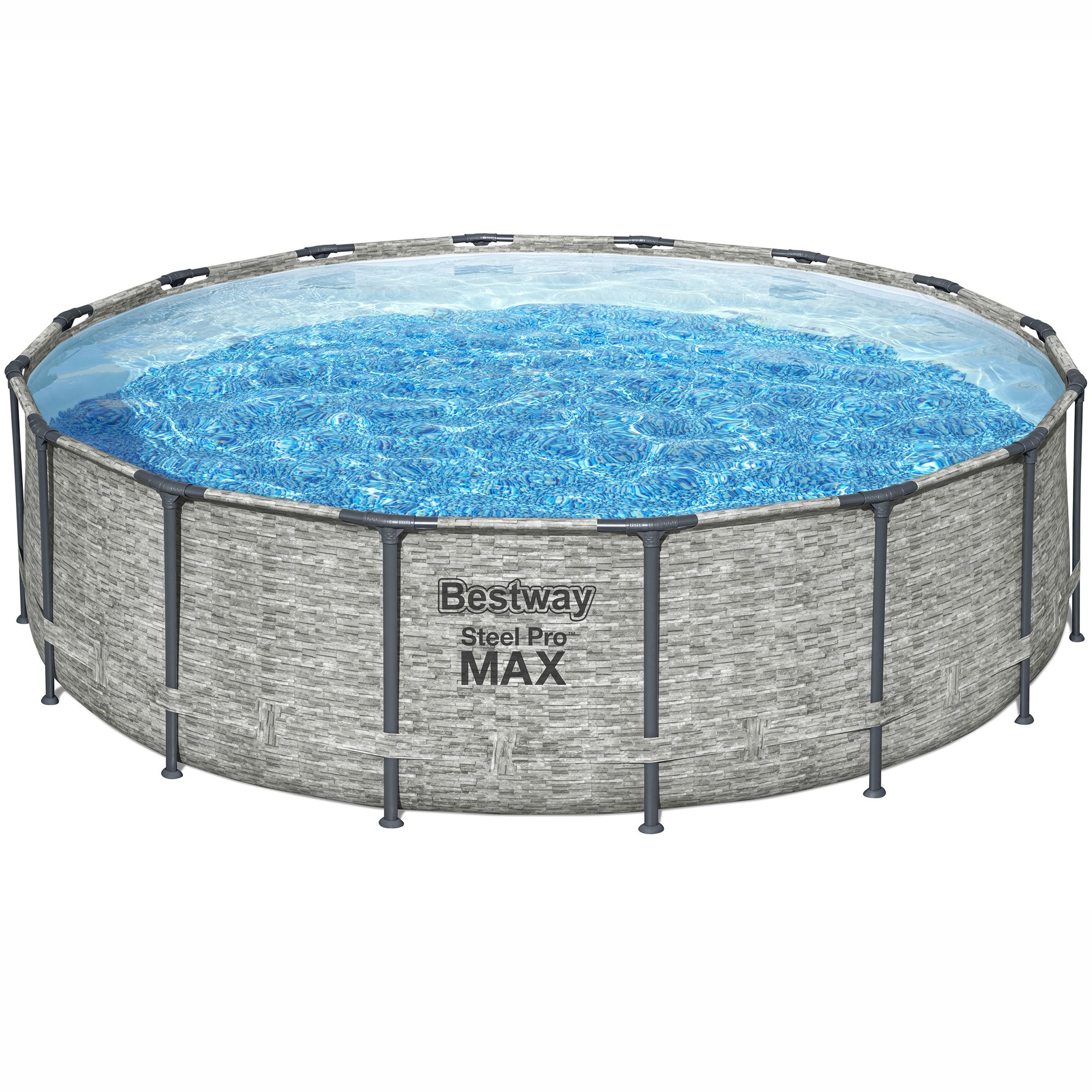 Stone Design Steel Pro Max Frame Pool Set with Filter Pump - Grey Price Comparisons | Compare The Build