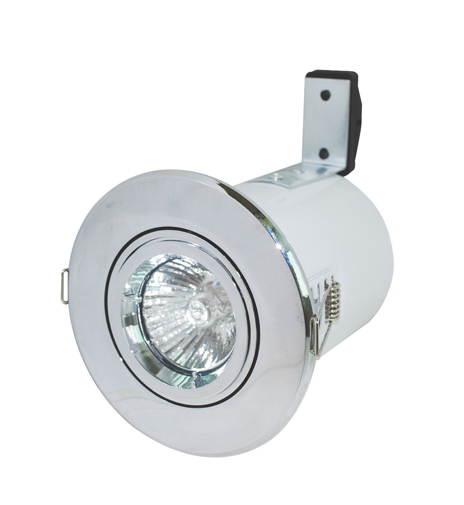 Robus Polished Chrome Effect Adjustable Fire-Rated Downlight 50W Price Comparisons | Compare The Build
