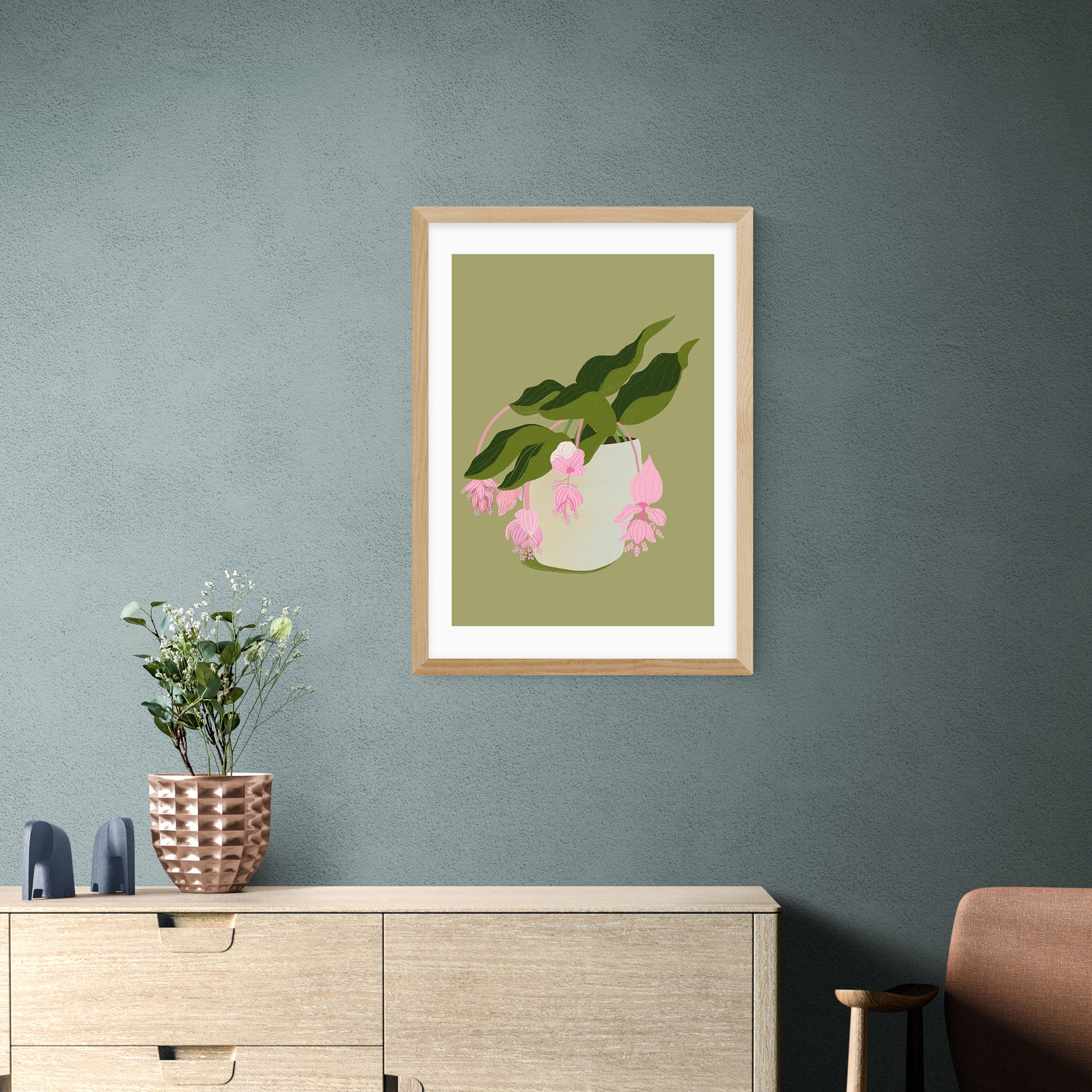 East End Prints My Medinilla Magnifica Print Green Price Comparisons | Compare The Build