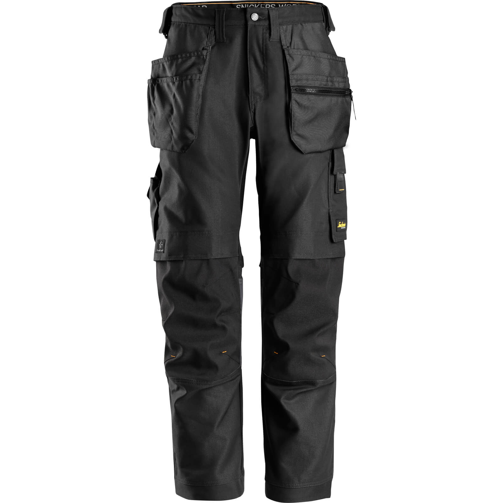 Snickers 6224 Allround Work Canvas Stretch Fit Work Trousers Holster Pockets Black 38" 30" Price Comparisons | Compare The Build