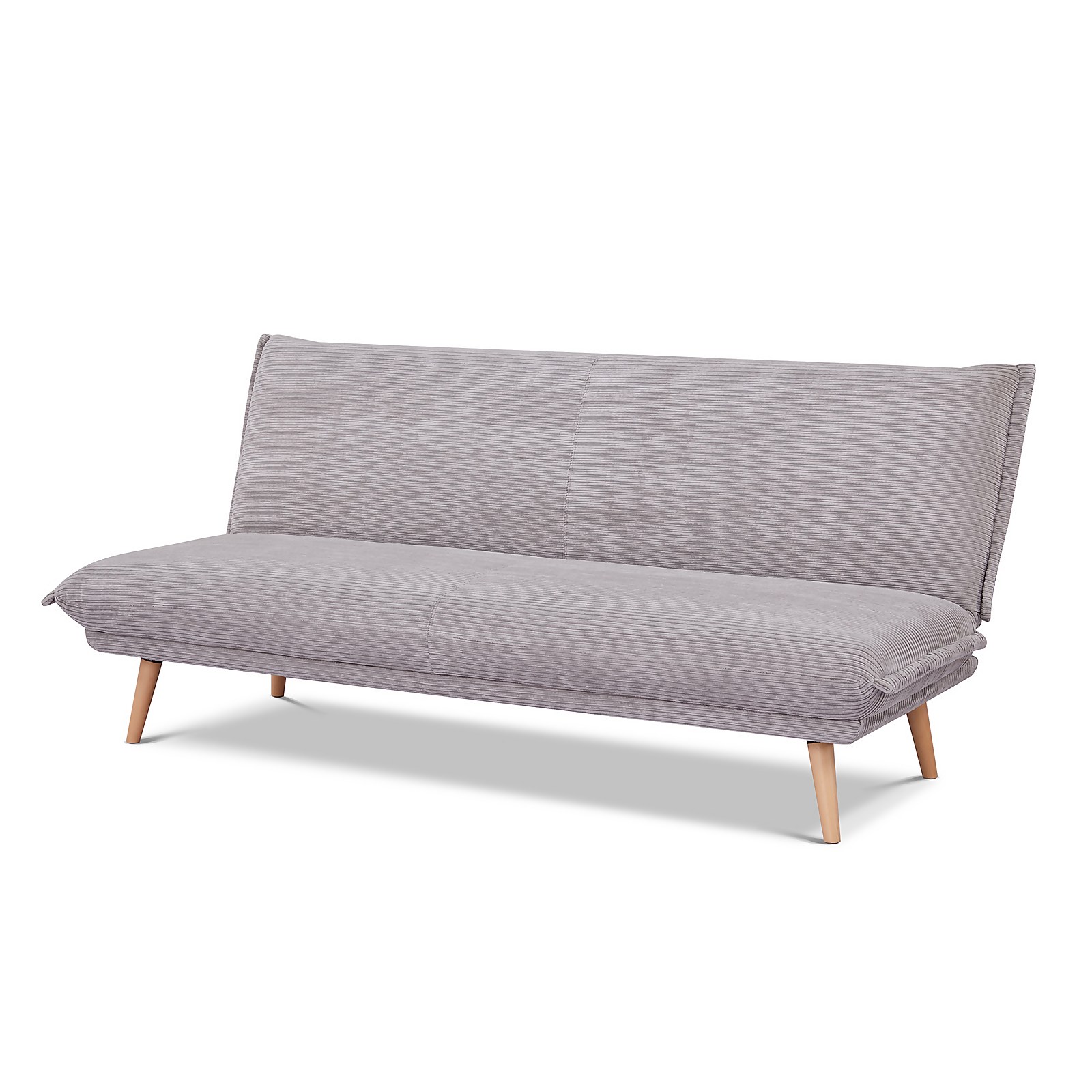 Reid Cord Click Clack Sofa Bed - Grey Price Comparisons | Compare The Build