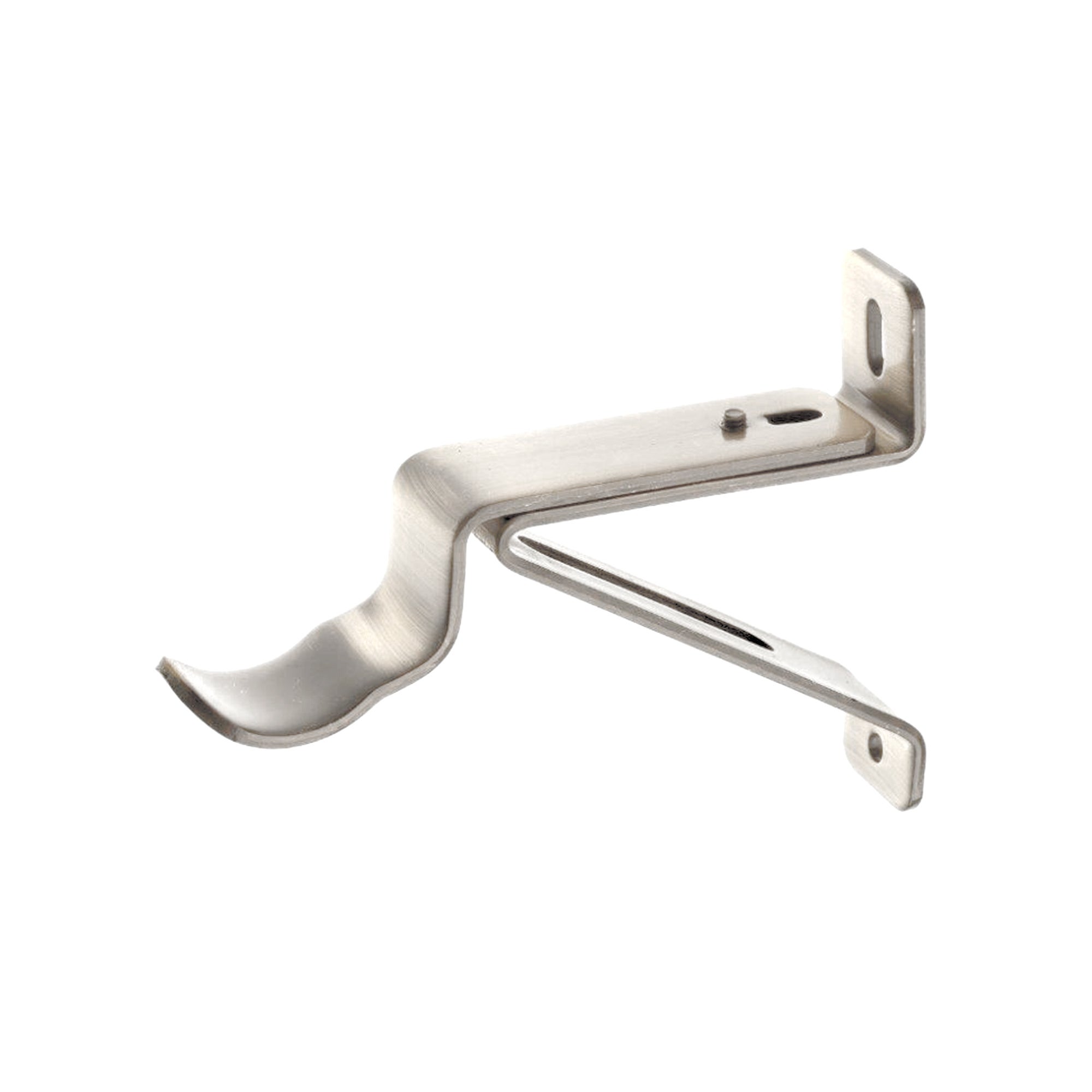 Pack of 2 Swish 28mm Bay Pole Passing Bracket Matt Silver Price Comparisons | Compare The Build