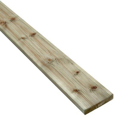 Premium Spruce Deck Board (L)3.6M (W)144mm (T)28mm | Compare The Build