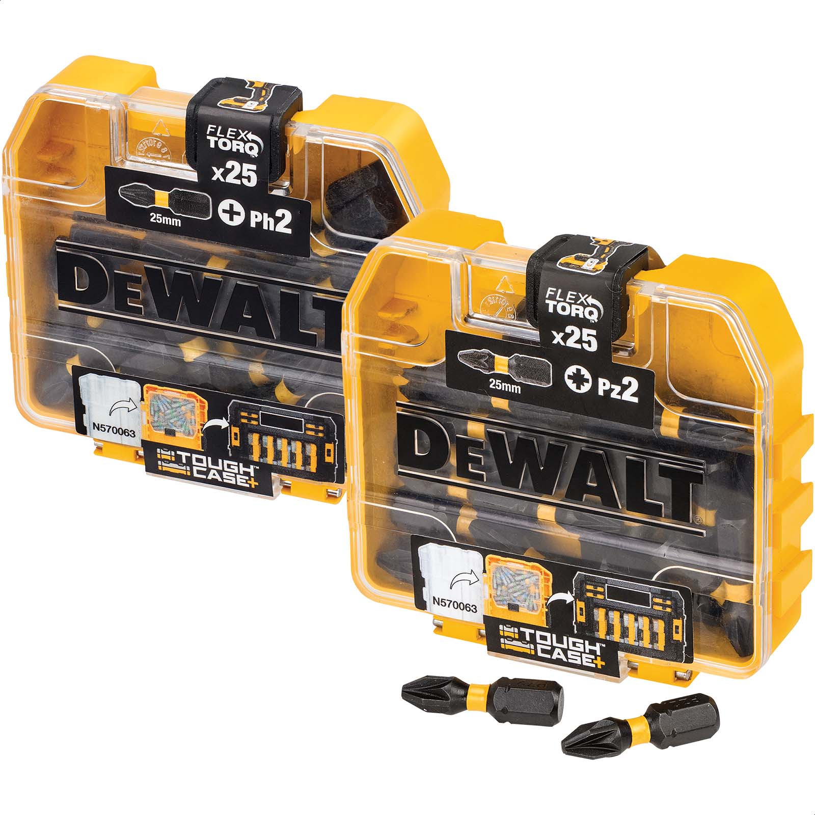 DeWalt 50 Piece Tough Case Torsion Flex Torq Phillips and Pozi Screwdriver Bit Set FREE Magnetic Bit Holder Price Comparisons | Compare The Build
