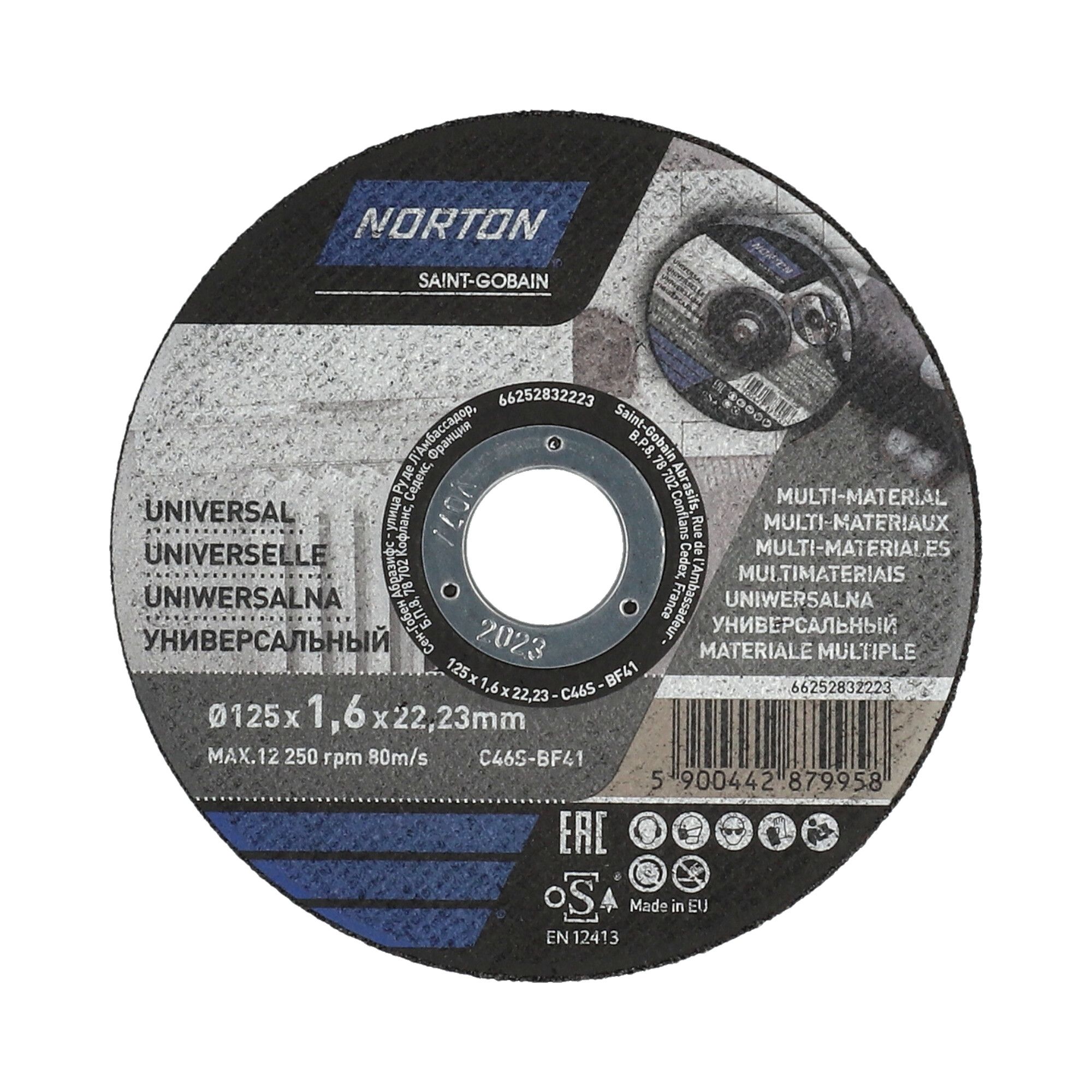 Norton Multi Cut Cutting Disc Set 125mm X 1.6mm X 22.23mm, Pack Of 5 Price Comparisons | Compare The Build