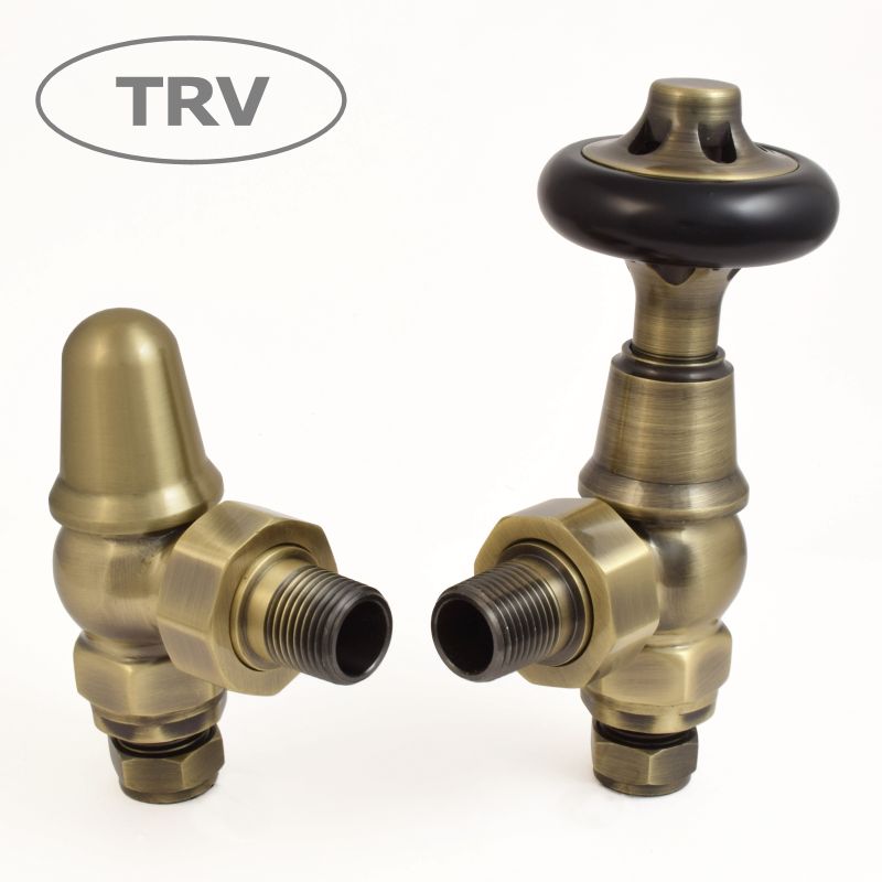 West Thermostatic Valves, Admiral, Antique Brass Angled Price Comparisons | Compare The Build
