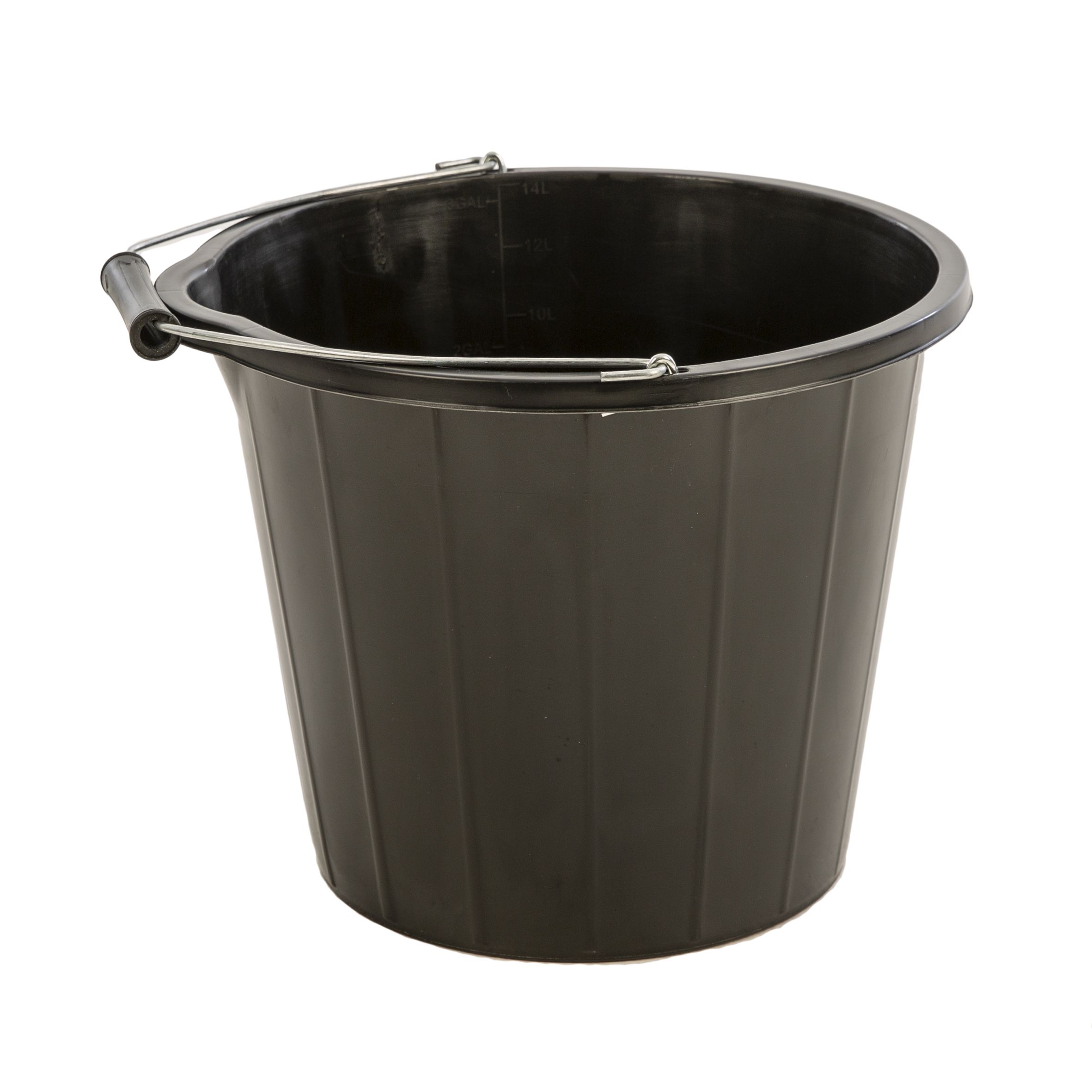 Black Plastic 14L Bucket | Compare The Build