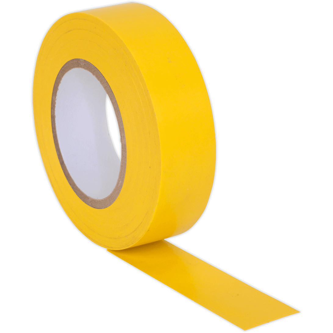 Sealey PVC Insulating Tape Pack Of 10 Yellow 19mm 20m Price Comparisons | Compare The Build